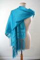 Style By Me Belen Mosqueda Art Culture Tradition rebozos Chalinas Wrap from mexico in toronto greenblue