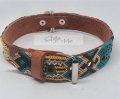 Thin Medium dog Collar Style By Me in Toronto Mexican Art handmade Toronto 213