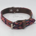 Thin Medium dog Collar Style By Me in Toronto Mexican Art handmade Toronto 313