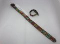 Thin Medium dog Collar Style By Me in Toronto Mexican Art handmade Toronto 411