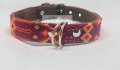 Thin Medium dog Collar Style By Me in Toronto Mexican Art handmade Toronto 512