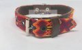 Thin Medium dog Collar Style By Me in Toronto Mexican Art handmade Toronto 513
