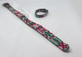 Thin Medium dog Collar Style By Me in Toronto Mexican Art handmade Toronto 811