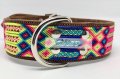 large dog collar full knited Style by Me toronto Belen Mosqueda Mexican Art in Canada Handmade dog 001