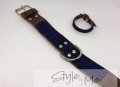medium dog collar full knited Style by Me toronto Belen Mosqueda Mexican Art in Canada Handmade dog 01