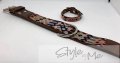 medium dog collar full knited Style by Me toronto Belen Mosqueda Mexican Art in Canada Handmade dog 03